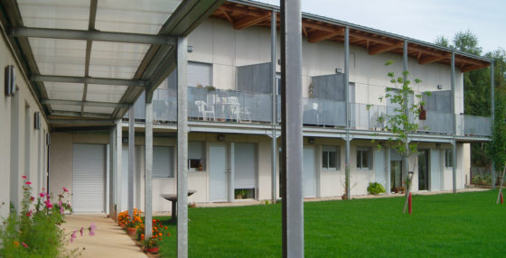 Réhabilitation de l’ancien couvent de Frons, création de studios et salles de vie.